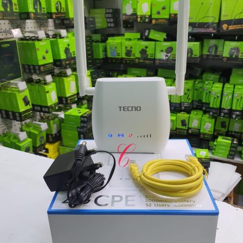 Tecno 4G Router with 300Mbps, 2000mAh