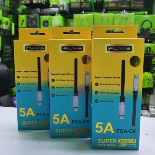 Flame 5A Type C to Type C cables 