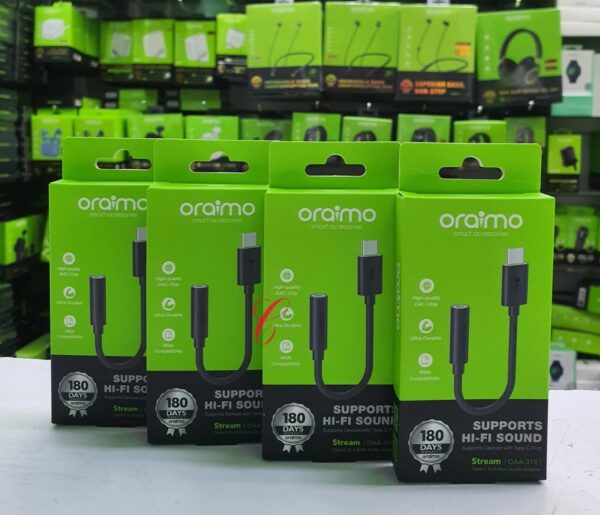 Oraimo Stream OAA-310 Type C to 3.5mm Audio Adapter 