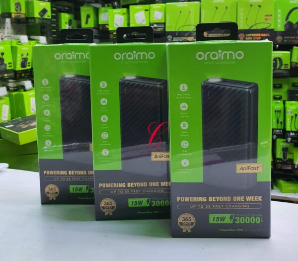 Oraimo PowerBox 300 Lit OPB-1301 30,000mAh
