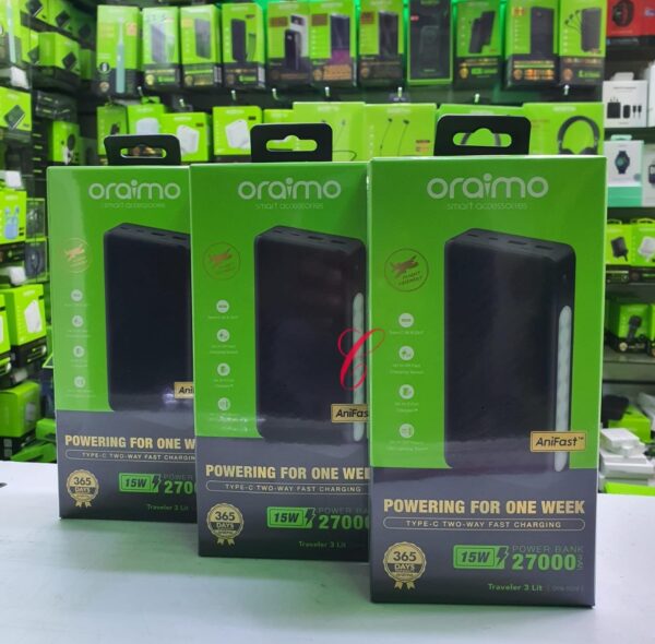 Oraimo Traveler 3 Lit OPB-1270 27000mAh power bank