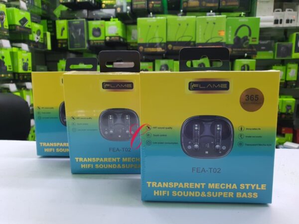 Flame T02 earbuds