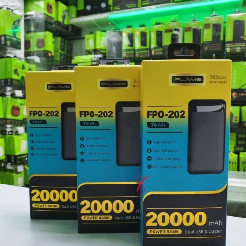 Flame FPO-202 20000mAh Power Bank