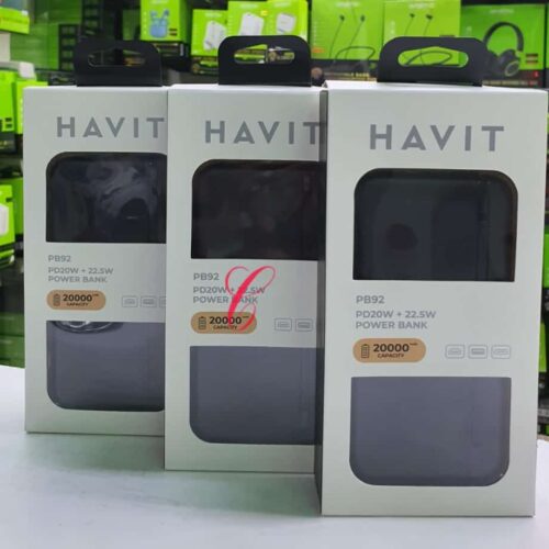 Havit PB92 20,000mAh 22.5W fast charging Power bank