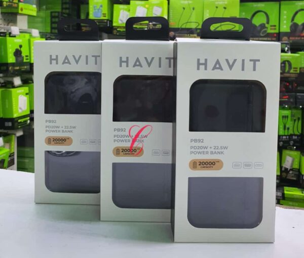 Havit PB92 20,000mAh 22.5W fast charging Power bank
