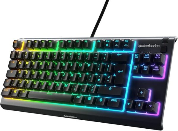 SteelSeries Apex 3 TKL - RGB Gaming Keyboard Black